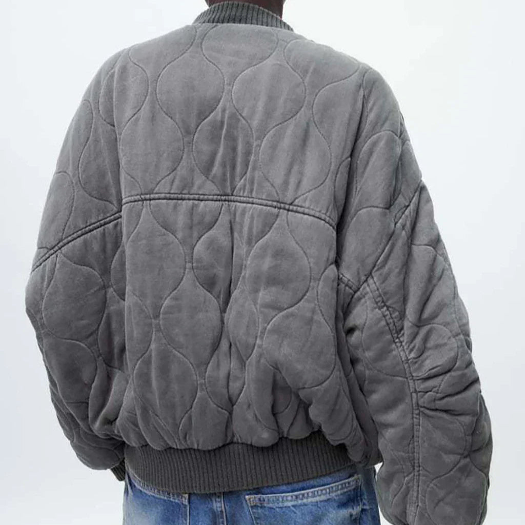 Damen - Winterjacke - Lockere Passform - Gestepptes Design für stilvolle Kälteabwehr