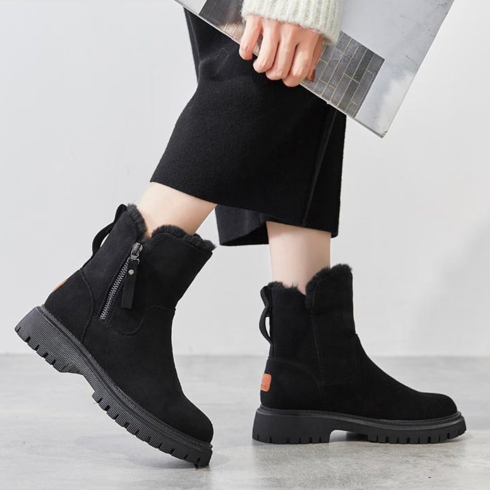 Damen - Bequeme Winterstiefel - Atmungsaktiv und stylisch - Perfekt für kalte Tage