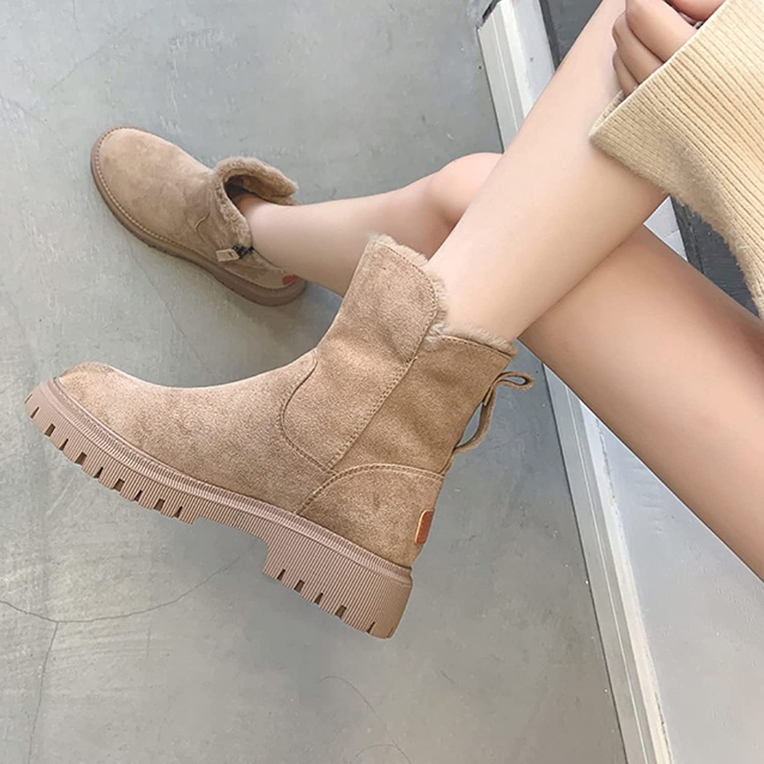 Damen - Bequeme Winterstiefel - Atmungsaktiv und stylisch - Perfekt für kalte Tage