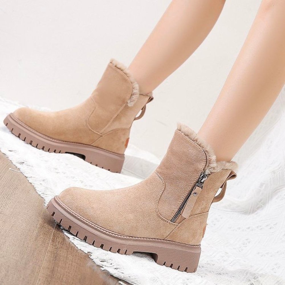 Damen - Bequeme Winterstiefel - Atmungsaktiv und stylisch - Perfekt für kalte Tage