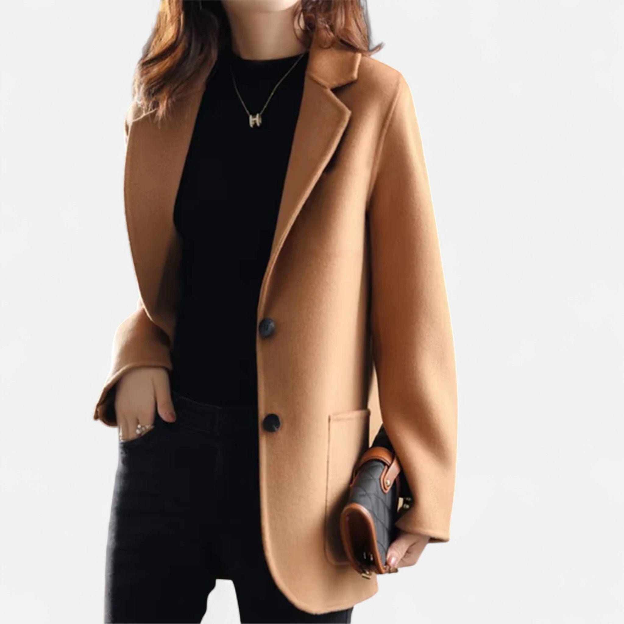 Damen - Klassischer Blazermantel - Maßgeschneiderte Passform - Eleganter Style für jede Gelegenheit