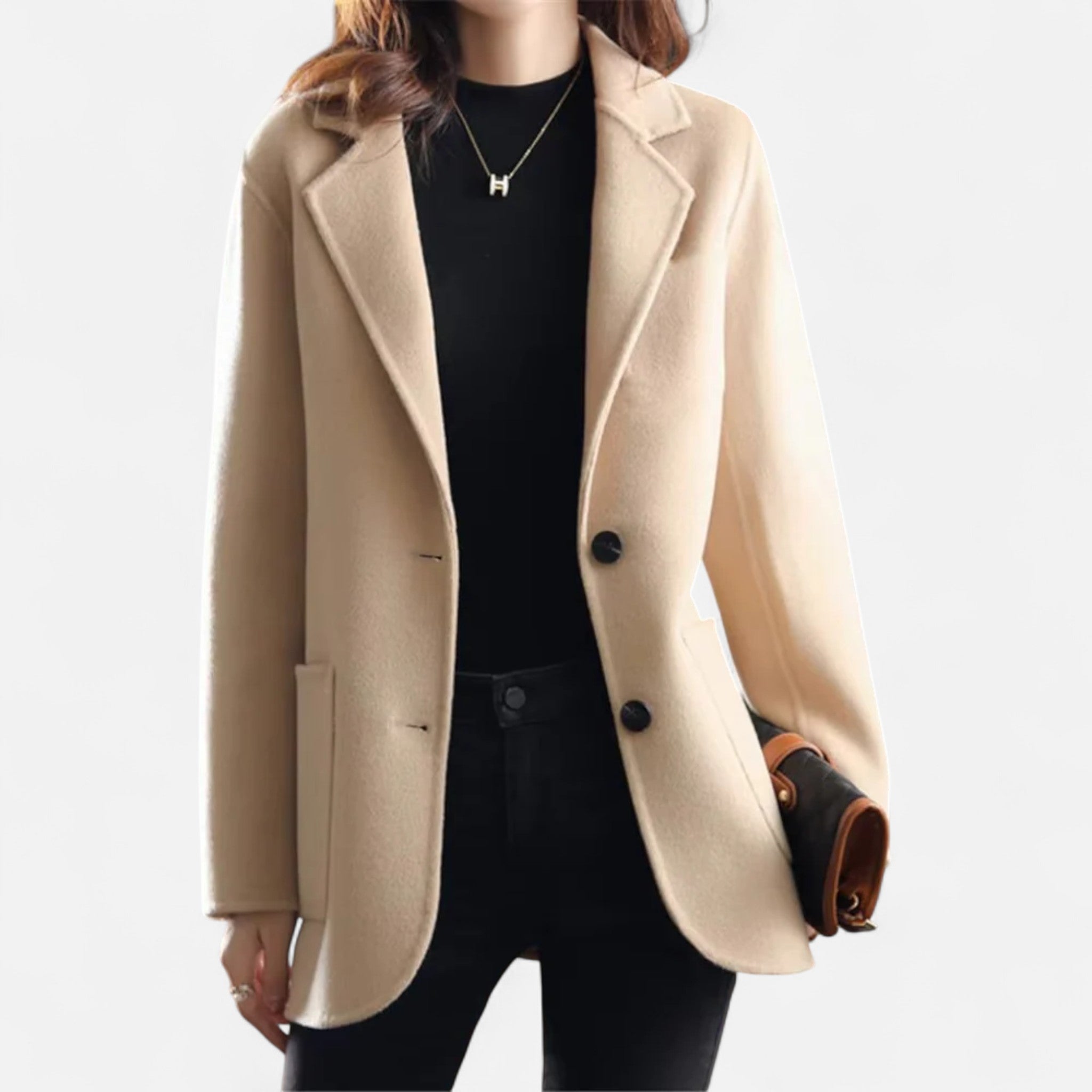 Damen - Klassischer Blazermantel - Maßgeschneiderte Passform - Eleganter Style für jede Gelegenheit