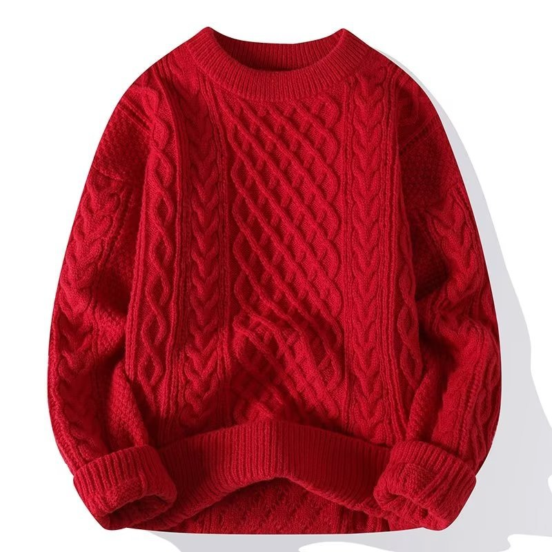 Damen - Grobstrickpullover - Rundhalsausschnitt - Bequem & Stylisch - Perfekt für jede Jahreszeit