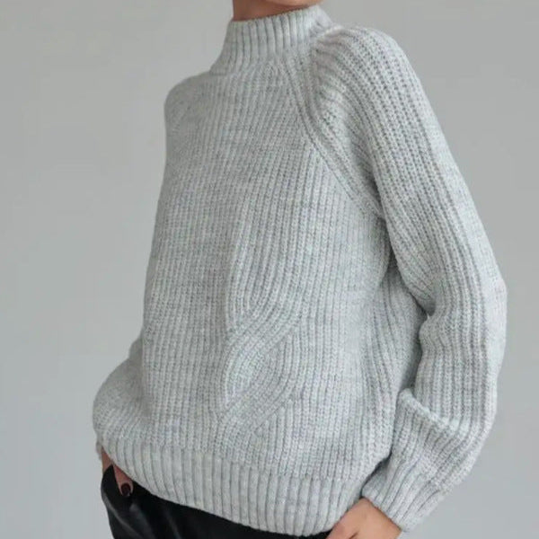 Damen - Strickpullover - Wollmischung - Gemütlicher Stil für jede Gelegenheit