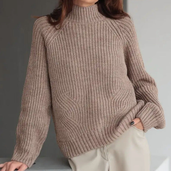 Damen - Strickpullover - Wollmischung - Gemütlicher Stil für jede Gelegenheit