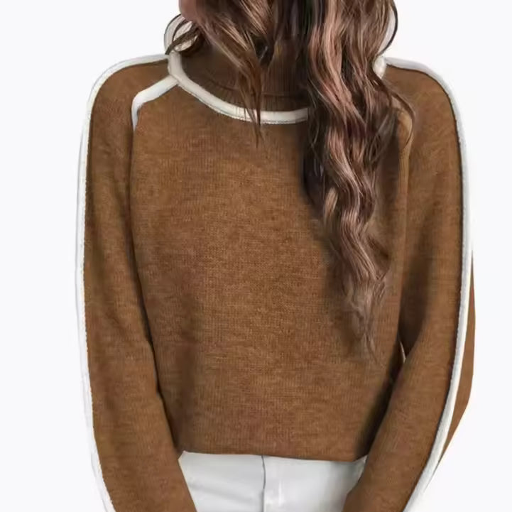 Damen - Pullover aus Strickwolle - Bequemer Entspannte Passform - Perfekt für jeden Anlass