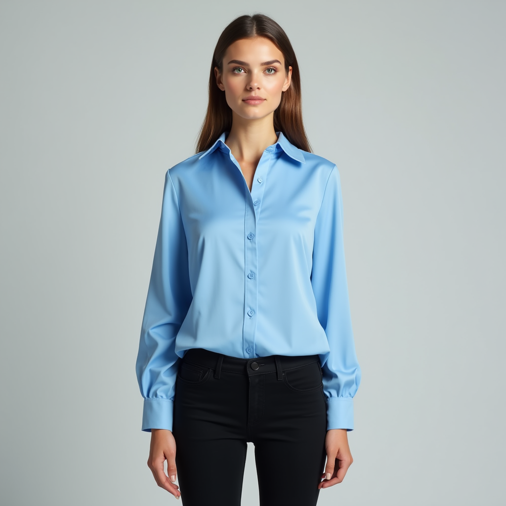 Zimmer Modehaus | Damen-Hemd in Hellblau
