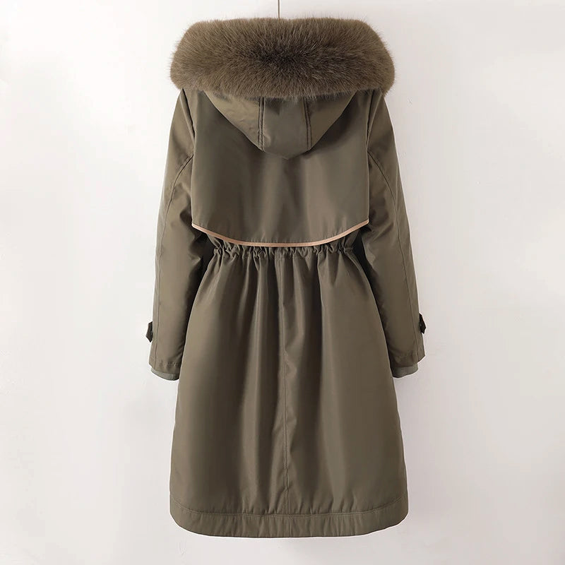 Damen -  Gemütliche Winterjacke mit Kapuze - Gesteppte - Warm und stylisch für kalte Tage