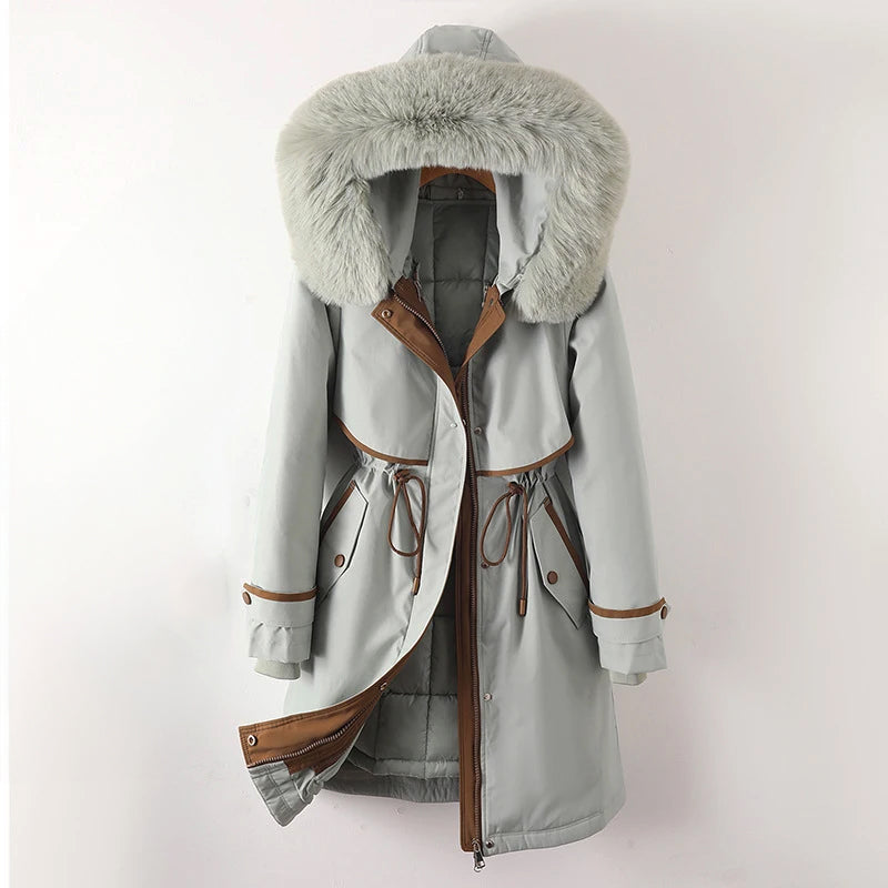 Damen -  Gemütliche Winterjacke mit Kapuze - Gesteppte - Warm und stylisch für kalte Tage