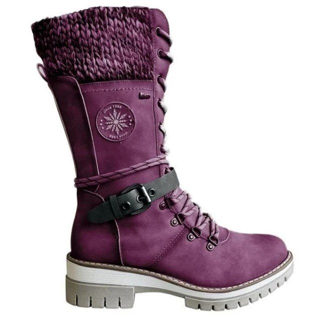 Damen - Winterstiefel - Seitlicher Reißverschluss - Stilvolle und bequeme Mode