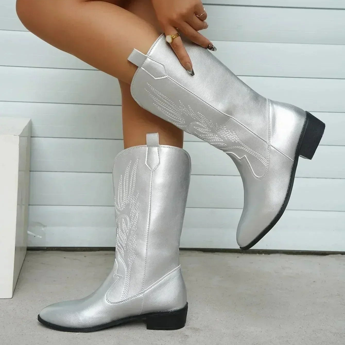 Damen - Cowboystiefel - Weich & Bequem - Stylische Schuhe für jeden Anlass