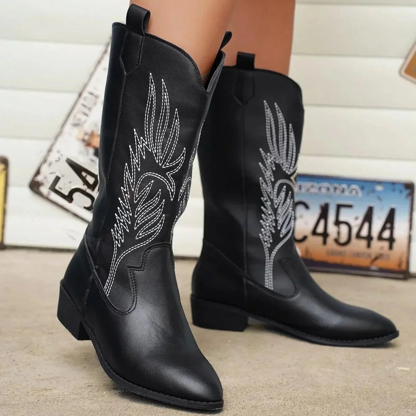 Damen - Cowboystiefel - Weich & Bequem - Stylische Schuhe für jeden Anlass