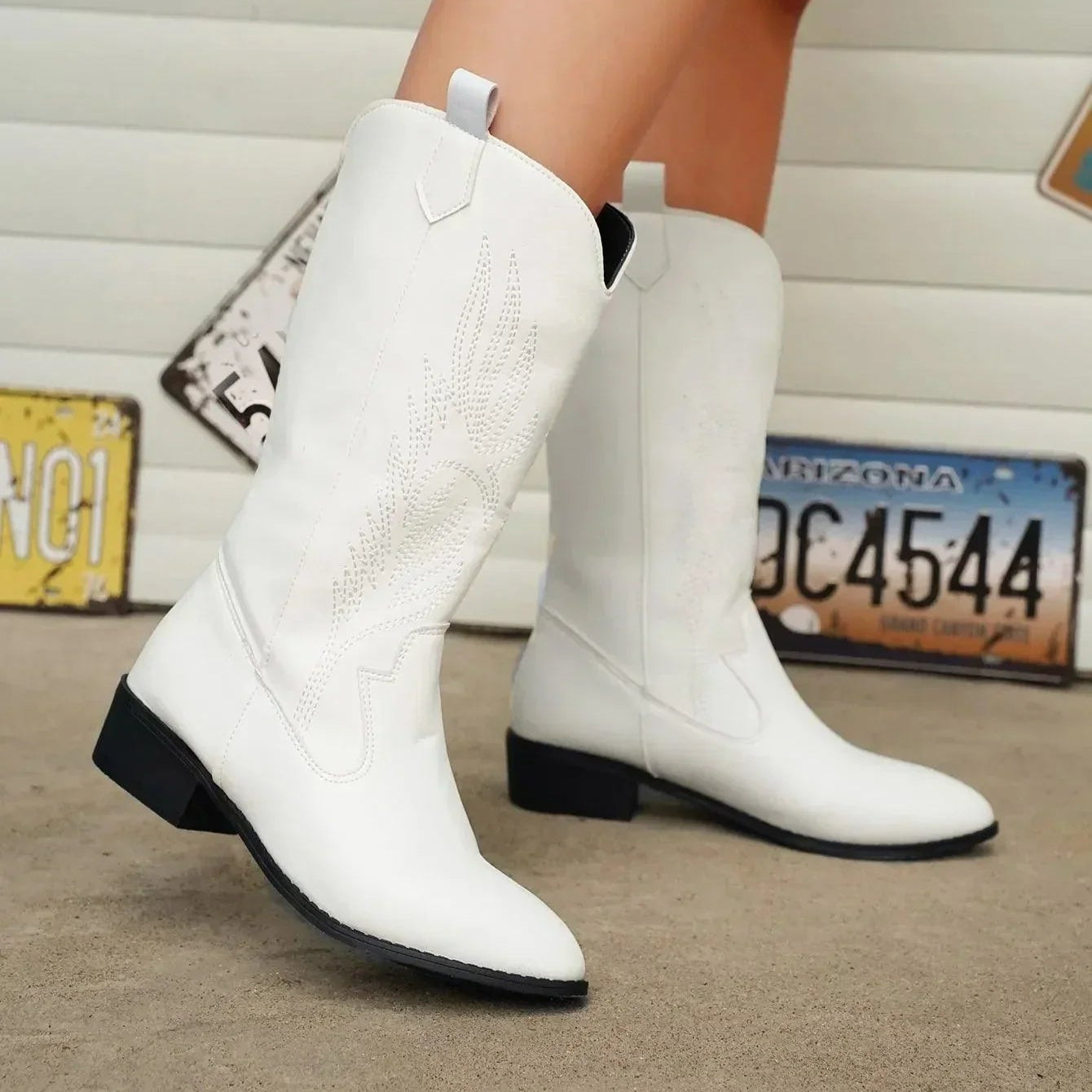 Damen - Cowboystiefel - Weich & Bequem - Stylische Schuhe für jeden Anlass