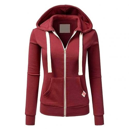 Damen - Gemütlicher Zip-Up Hoodie - Weiches Material - Modischer Stil - Ideal für Freizeitlooks