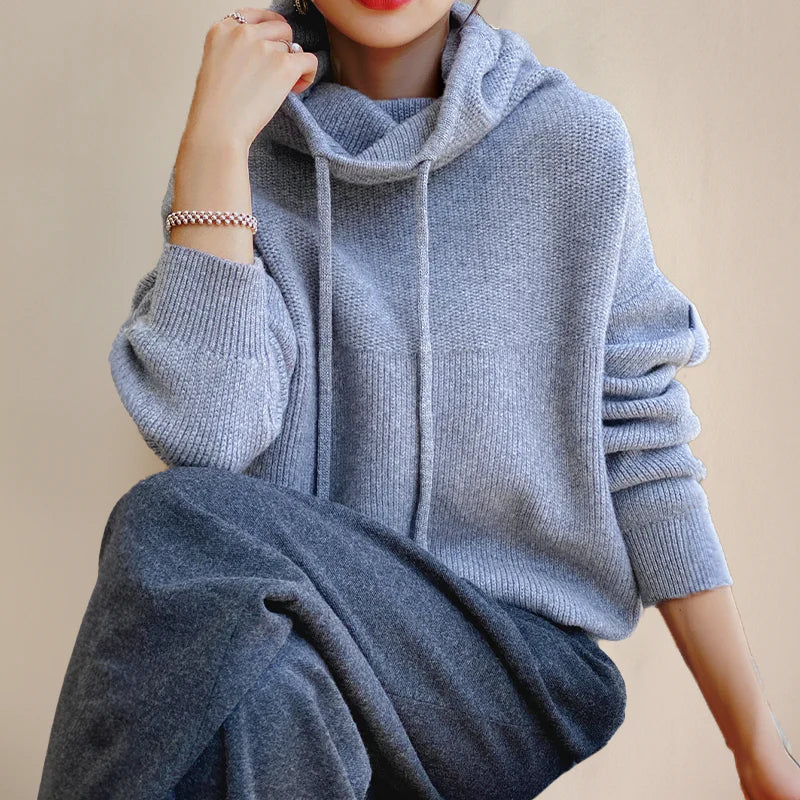 Damen - Rollkragenpullover - Übergröße - Gemütliche Wollmischung - Perfekt für die kalte Jahreszeit