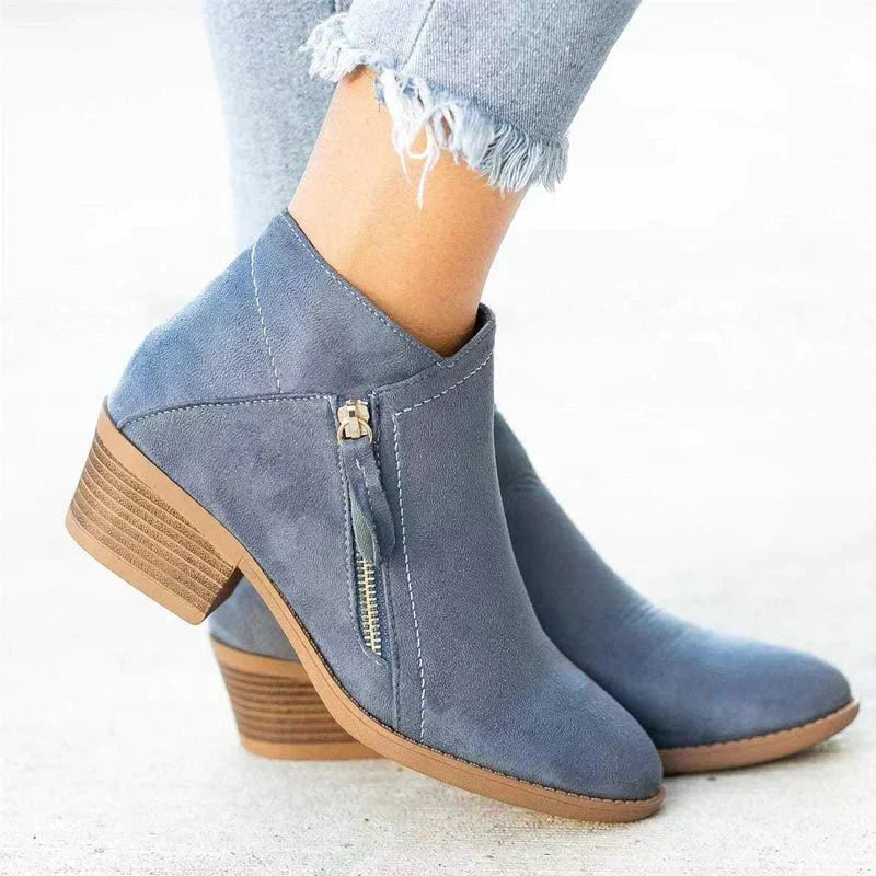 Damen - Stiefeletten - Weich gefüttert - Komfortable Passform - Stilvolle und bequeme Schuhe für jeden Anlass