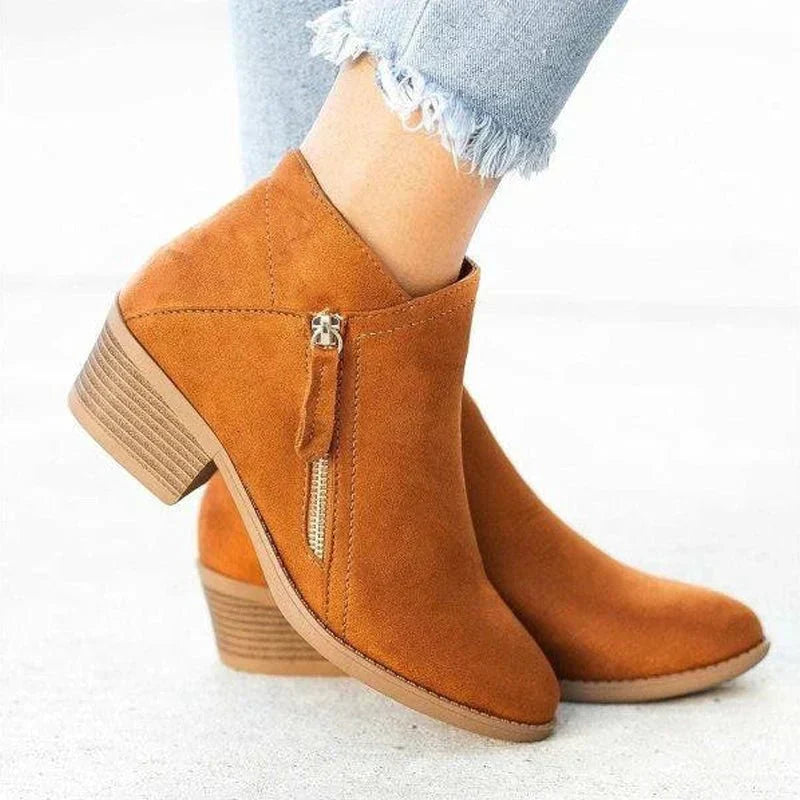 Damen - Stiefeletten - Weich gefüttert - Komfortable Passform - Stilvolle und bequeme Schuhe für jeden Anlass