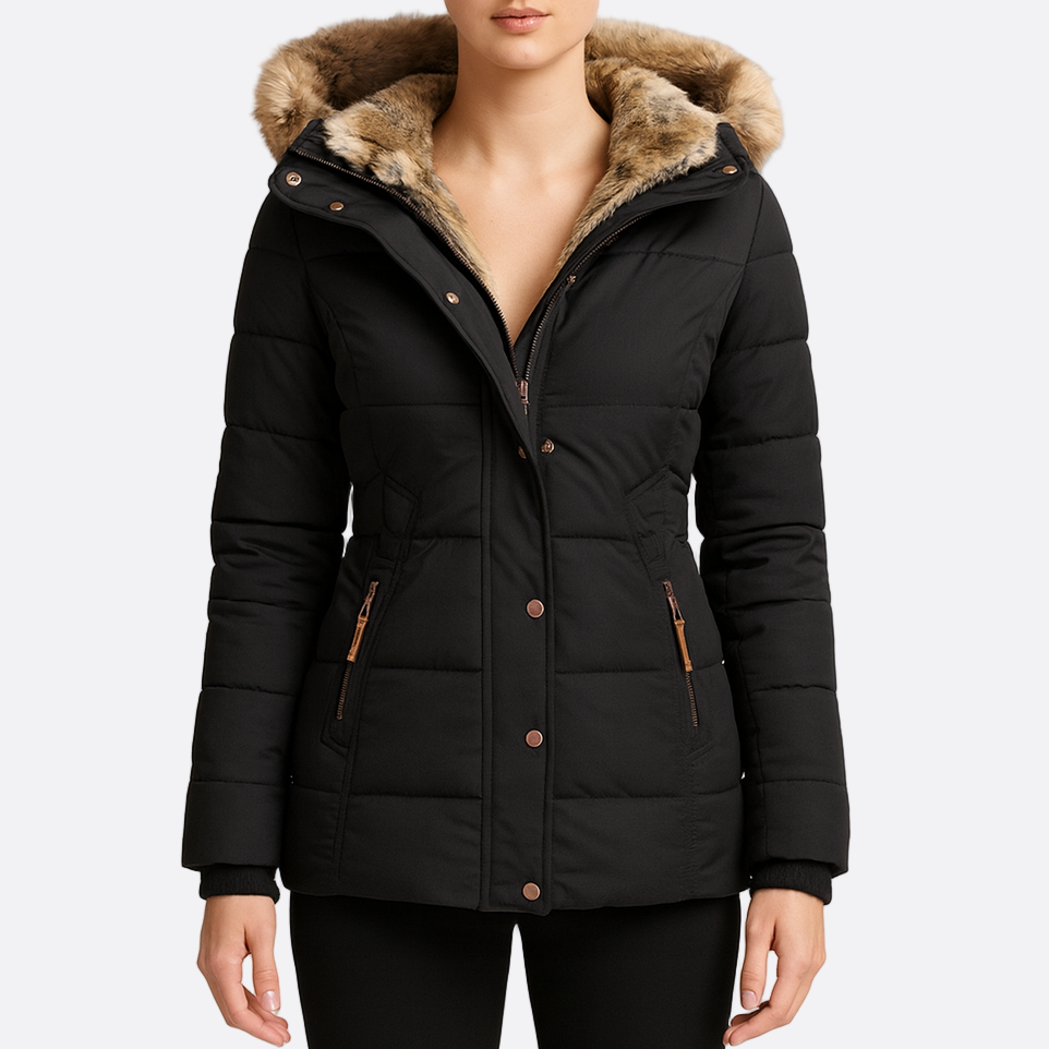 Damen - Warme Winter Puffer Parka Jacke - Bequemer für kalte Tage - Ideal für jeden Anlass