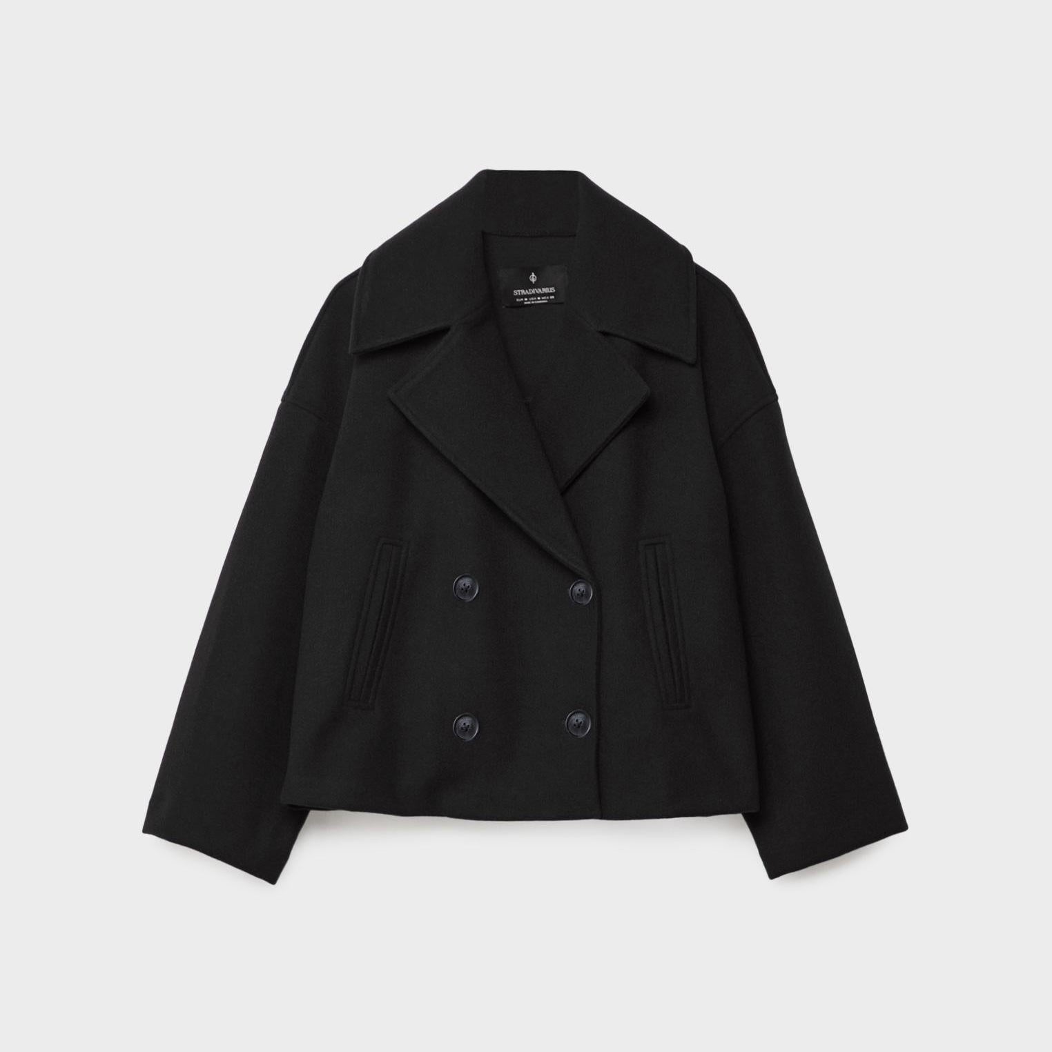Damen - Kurze Jacke - Zweireihiger Stil - Elegante und Modische Jacke für Jeden Anlass