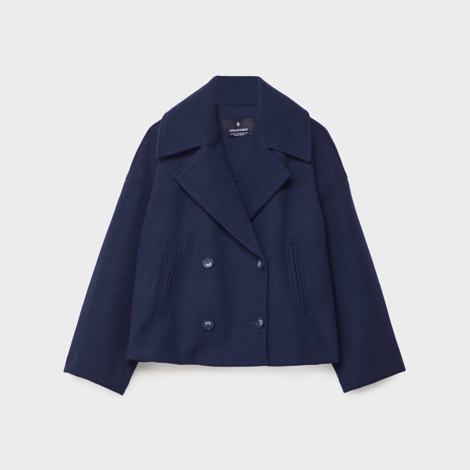 Damen - Kurze Jacke - Zweireihiger Stil - Elegante und Modische Jacke für Jeden Anlass
