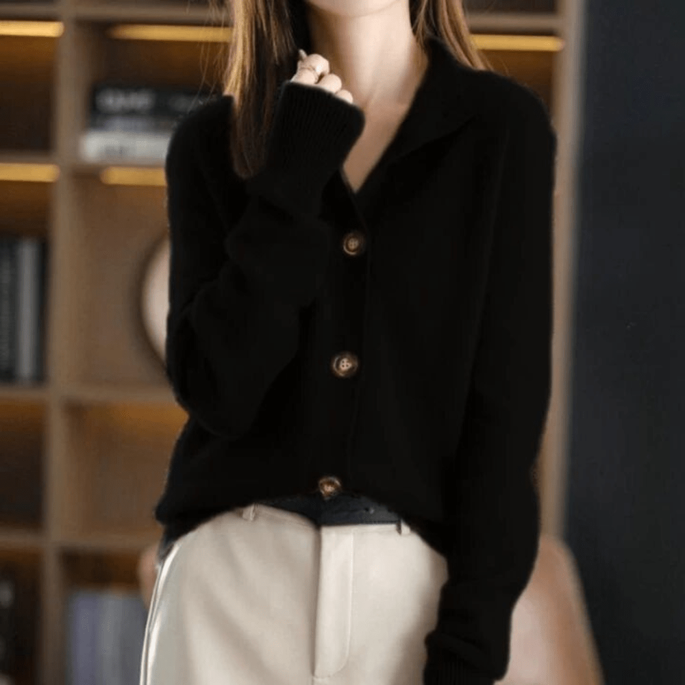 Damen - Pullover - Strick - Vintage-Stehkragen - Kuscheliger Komfort & Stil für jeden Anlass