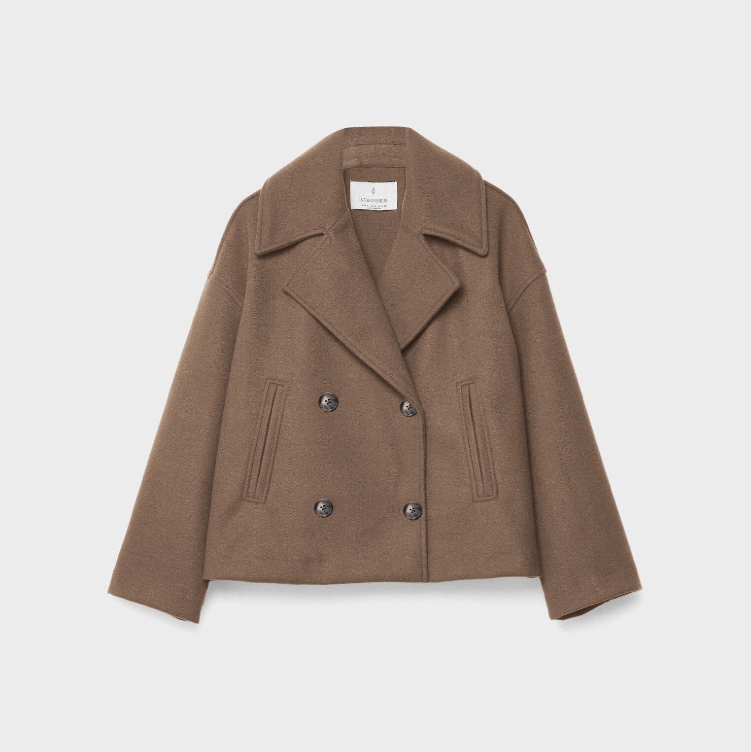 Damen - Kurze Jacke - Zweireihiger Stil - Elegante und Modische Jacke für Jeden Anlass