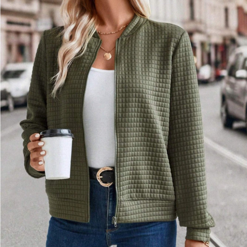 Damen - Steppjacke - Entspannte Passform - Leichter Reißverschluss - Bequeme und stylische Wahl für den Alltag
