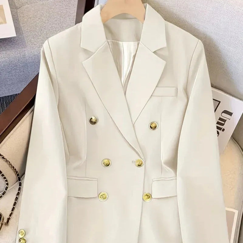 Damen - Blazer - Taillierte Passform - Webmischung - Zweireihiger Schnitt für stilvolle Looks