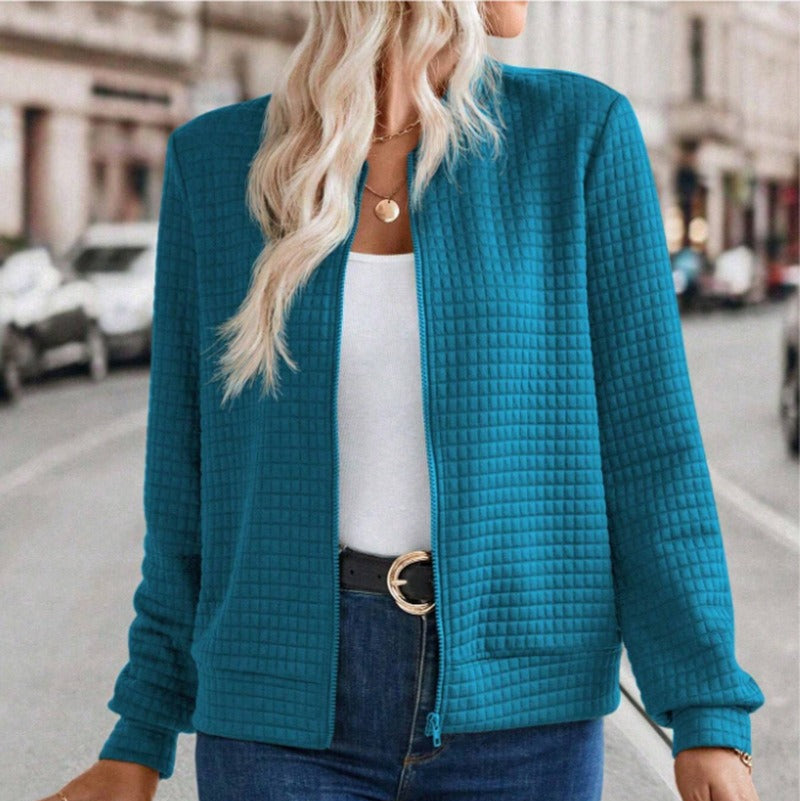 Damen - Steppjacke - Entspannte Passform - Leichter Reißverschluss - Bequeme und stylische Wahl für den Alltag