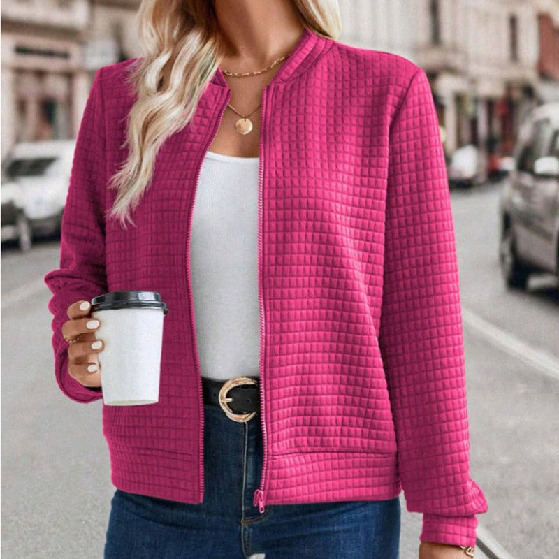 Damen - Steppjacke - Entspannte Passform - Leichter Reißverschluss - Bequeme und stylische Wahl für den Alltag