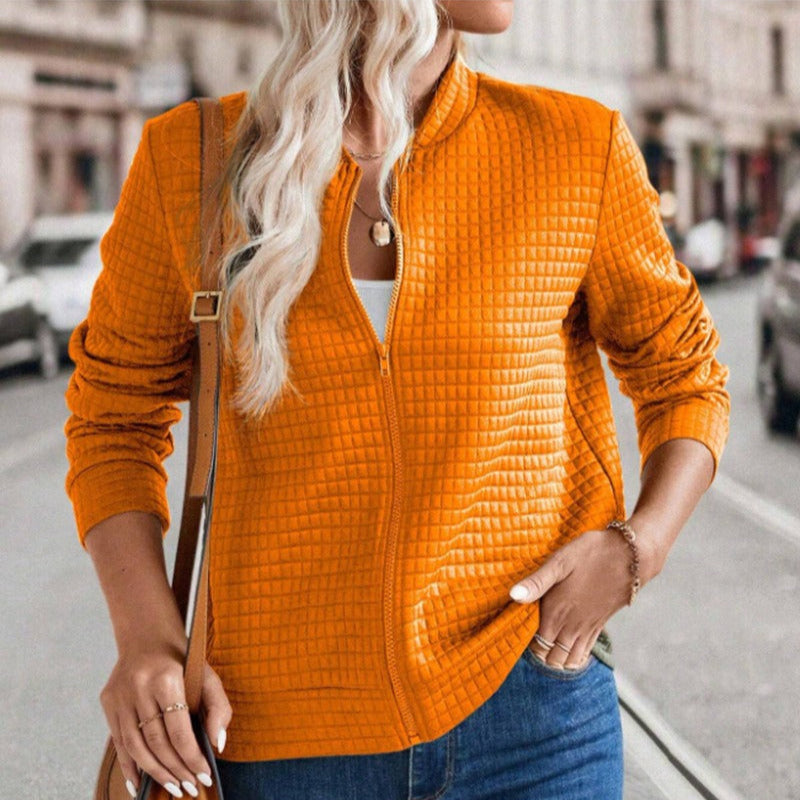 Damen - Steppjacke - Entspannte Passform - Leichter Reißverschluss - Bequeme und stylische Wahl für den Alltag