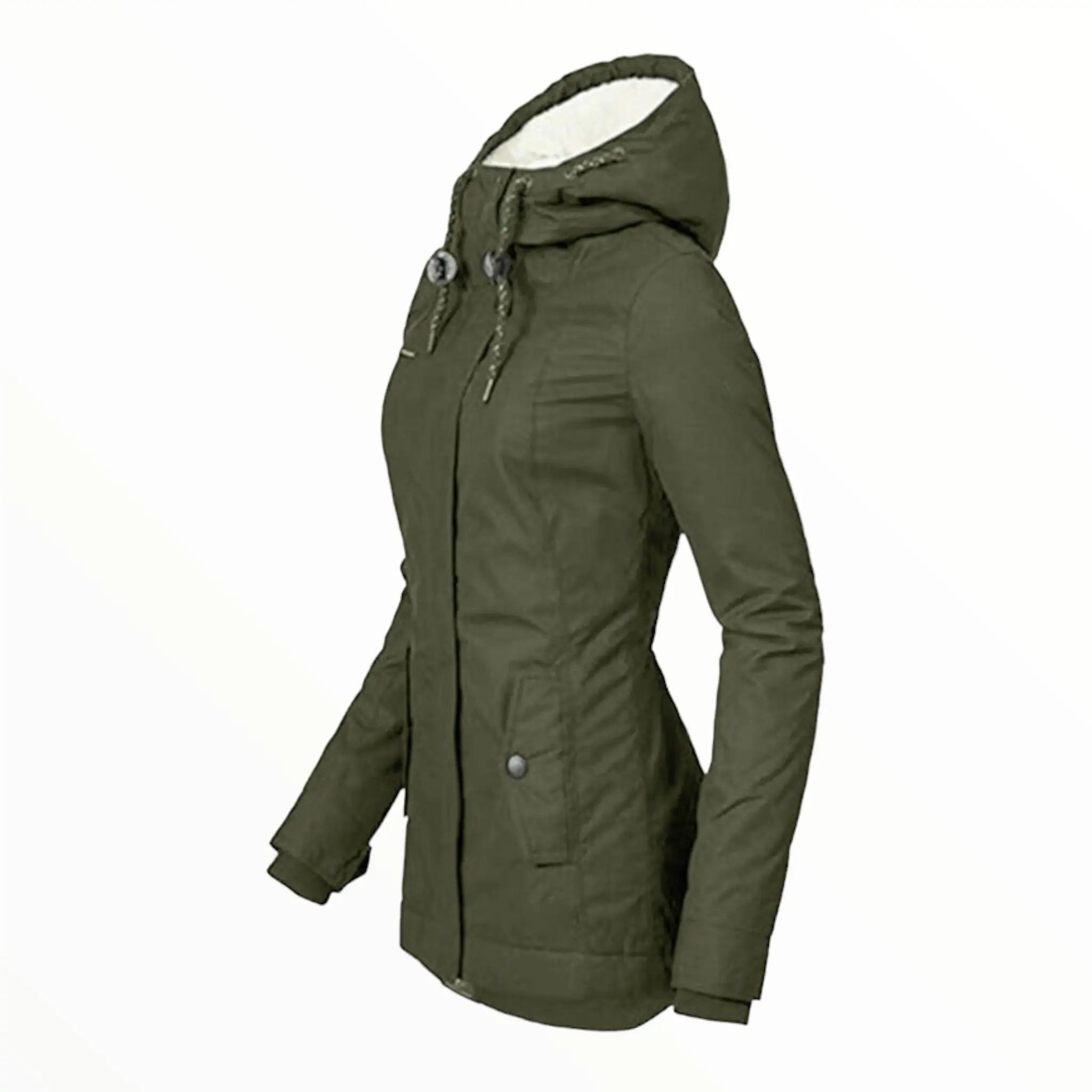 Damen - Parka Jacke - Warmer Kunstfellbesatz - Bequeme und Stylische - Winterjacke für kalte Tage