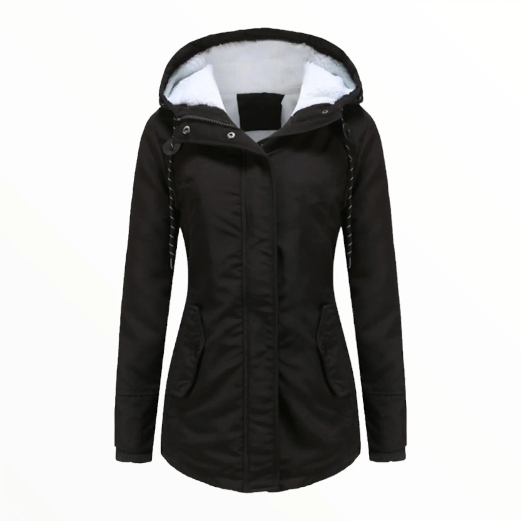 Damen - Parka Jacke - Warmer Kunstfellbesatz - Bequeme und Stylische - Winterjacke für kalte Tage