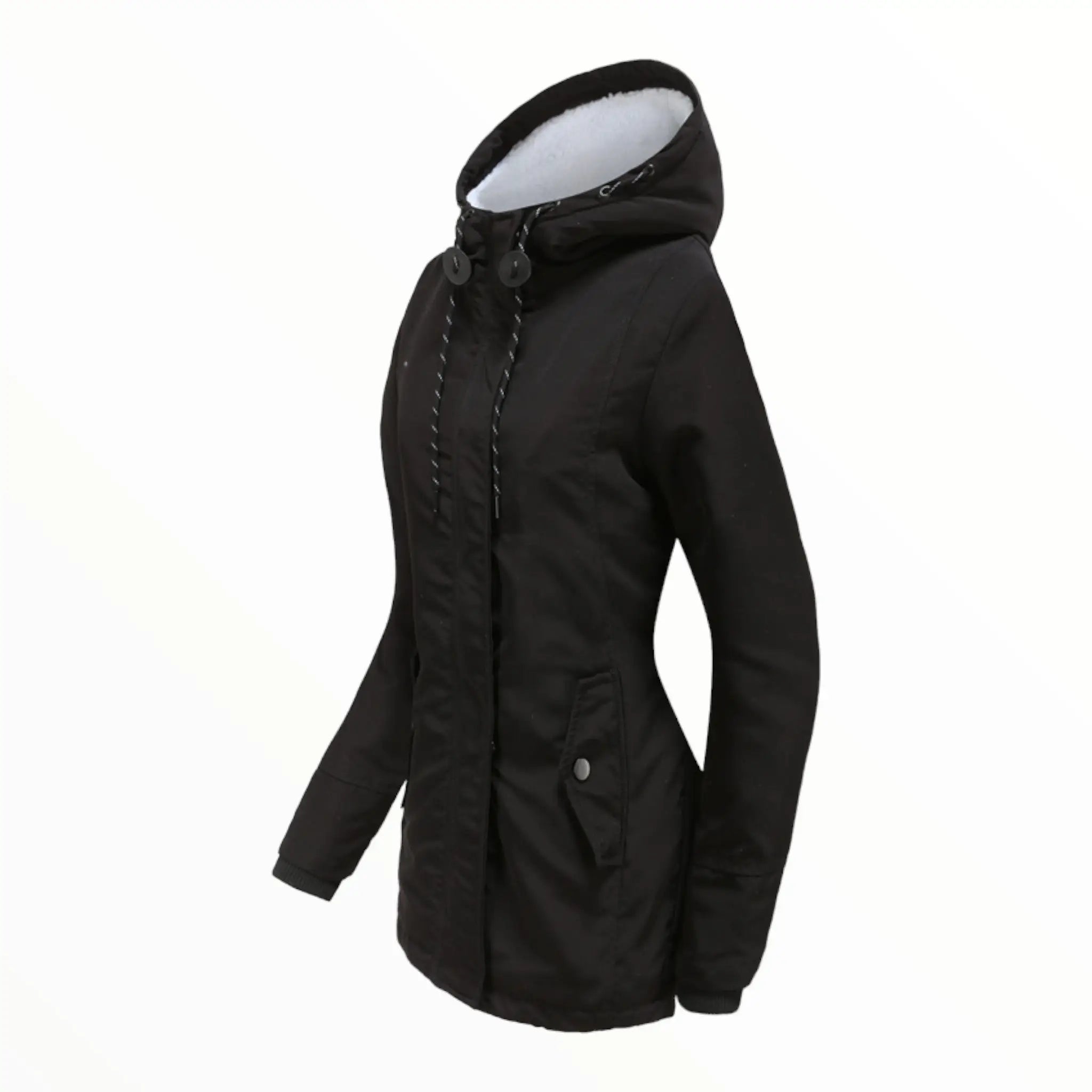 Damen - Parka Jacke - Warmer Kunstfellbesatz - Bequeme und Stylische - Winterjacke für kalte Tage