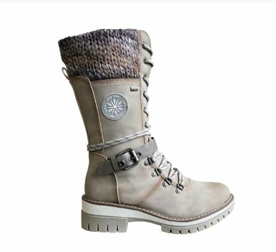 Damen - Winterstiefel - Seitlicher Reißverschluss - Stilvolle und bequeme Mode