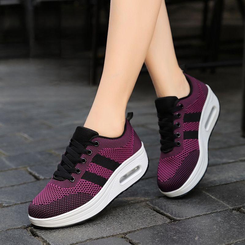 Damen - Leichte Turnschuhe - Strapazierfähigen Materialien - Atmungsaktivem Mesh - Bequeme Sport und Freizeitschuhe