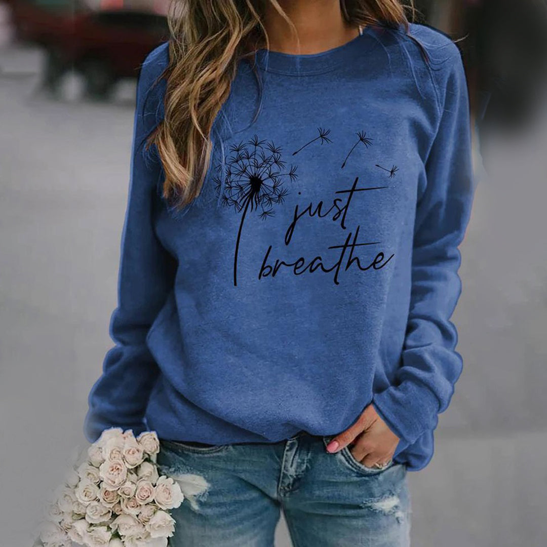 Damen - Sweatshirt - Polyester Elasthan Gemisch - Lässiger Pullover - Perfekt für Freizeit und Entspannung