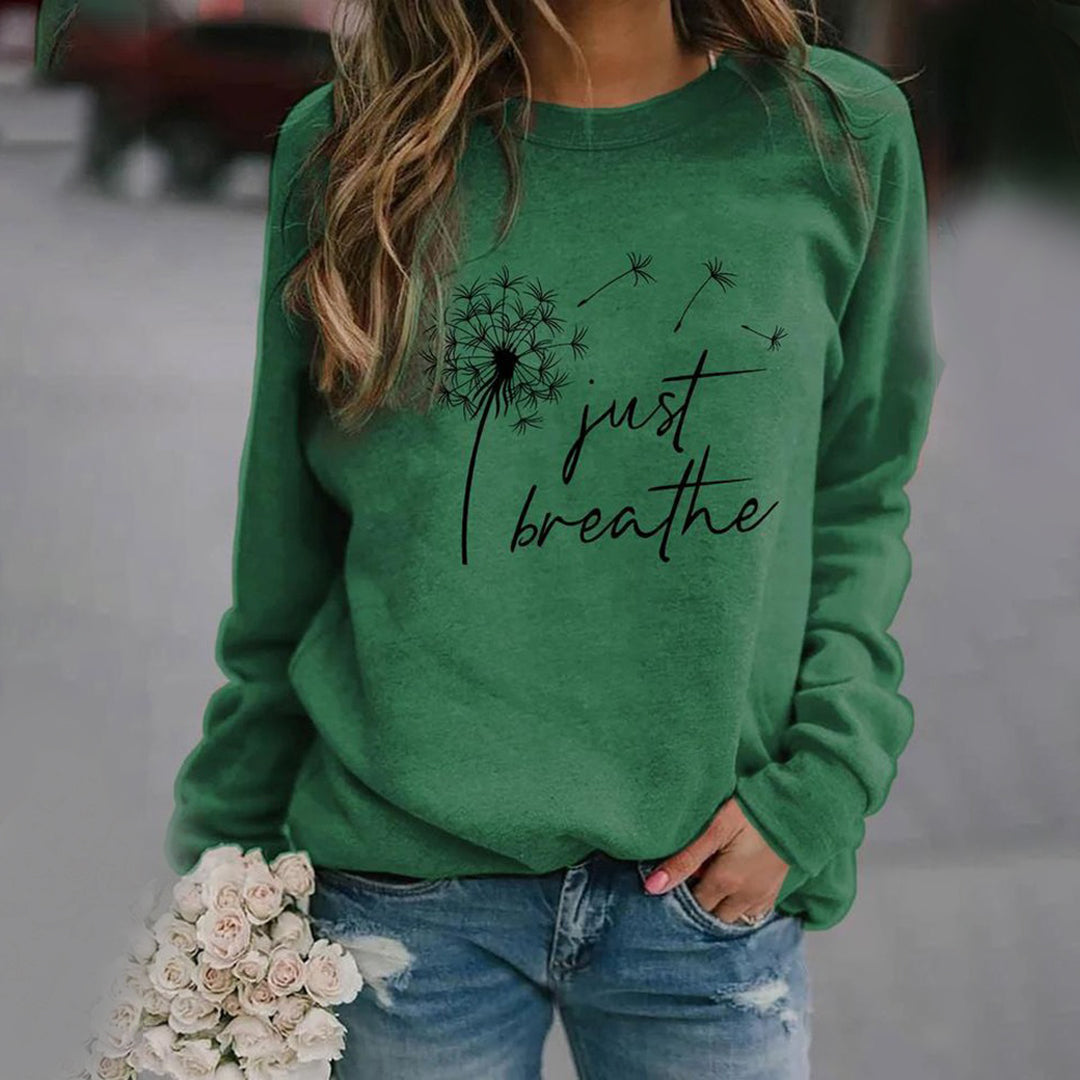 Damen - Sweatshirt - Polyester Elasthan Gemisch - Lässiger Pullover - Perfekt für Freizeit und Entspannung
