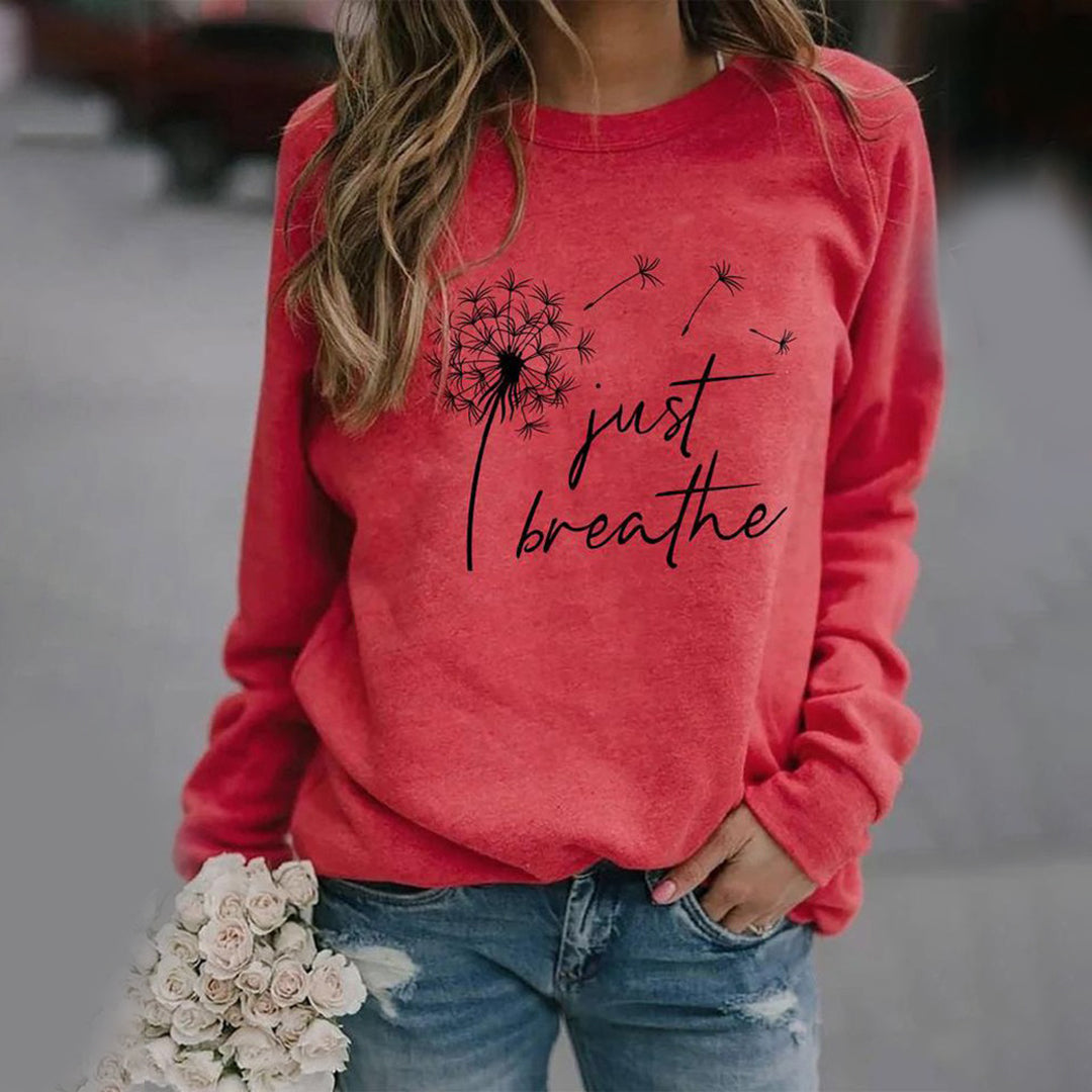 Damen - Sweatshirt - Polyester Elasthan Gemisch - Lässiger Pullover - Perfekt für Freizeit und Entspannung